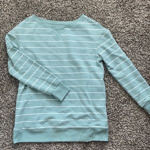 Striped oversized sweatshirt